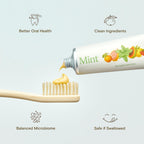 Revitin Toothpaste | Fluoride-Free Prebiotic Mint Tooth Gel | No SLS, Gluten Free, Dye Free, GMO Free, No Sweeteners | Non-Toxic, Kid Approved, Pack of 3