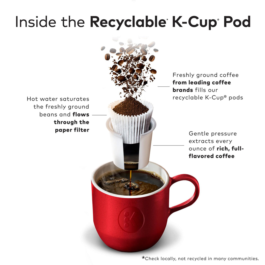 Barista Prima Coffeehouse Espresso Roast Coffee, Keurig Single Serve K-Cup Pods, 96 Count