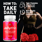 (3 Pack) Jelly Thin Weight Management Gummies, Official Jellythin Gummys with All Natural Ingredients, Advanced Jelly Thin Health and Wellness Support Maximum Strength Multivitamin Blend (180 Gummies)