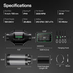 VIVOSUN T4 Smart Filtration Kit, Inline Fan, Controller, Carbon Filter,Duct