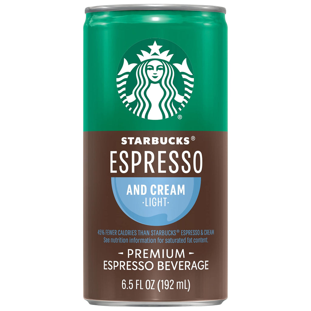 Starbucks Espresso & Cream Light, 6.5 Fl Oz Cans (Pack of 12)