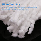6 Pack Spin Mop Replacement Head for Hurrica, Mopnad, Cassabel and Other 360 Spin Mop Systems, Microfiber Spin Mop Refills (6pc-White)
