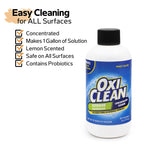 OxiClean Outdoor Multipurpose Super Concentrated Cleaner - Makes 4 Gallons Stain Remover Driveway for Concrete (4 Pack 6oz Bottle = Gallons) White 24 Fl Oz
