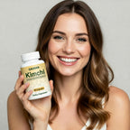 CAUDAN Kimchi Capsules, Kimchi Supplement, Probiotics & Enzymes Supports Gut & Digestive Health, Taste Well, Fermented Superfood for Antioxidant Support, 90 Vegan Capsules