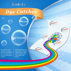 Binbata Color Grasper for Laundry 160 Count, Fragrance Free Dye Catcher Essential for Home Use, Dye Guard Grabber Sheets for Laundry in-Wash Sheets