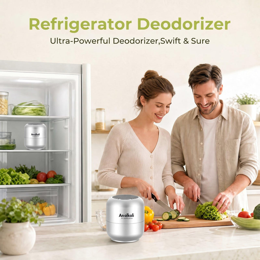 Effective Fridge Deodorizer, Refrigerator Odor Eliminator, 2 Pack