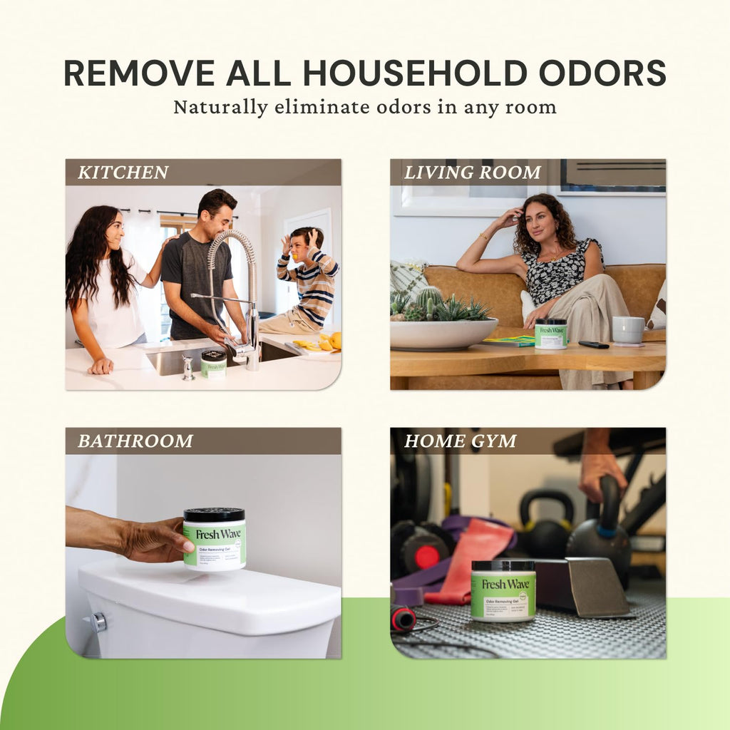 Fresh Wave Original Odor Eliminator Gel 2Pk 15 oz - Air Freshener for Home