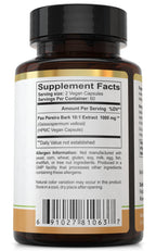Florida Herbal Pharmacy, Pao Pereira Bark Extract Supplement Capsules