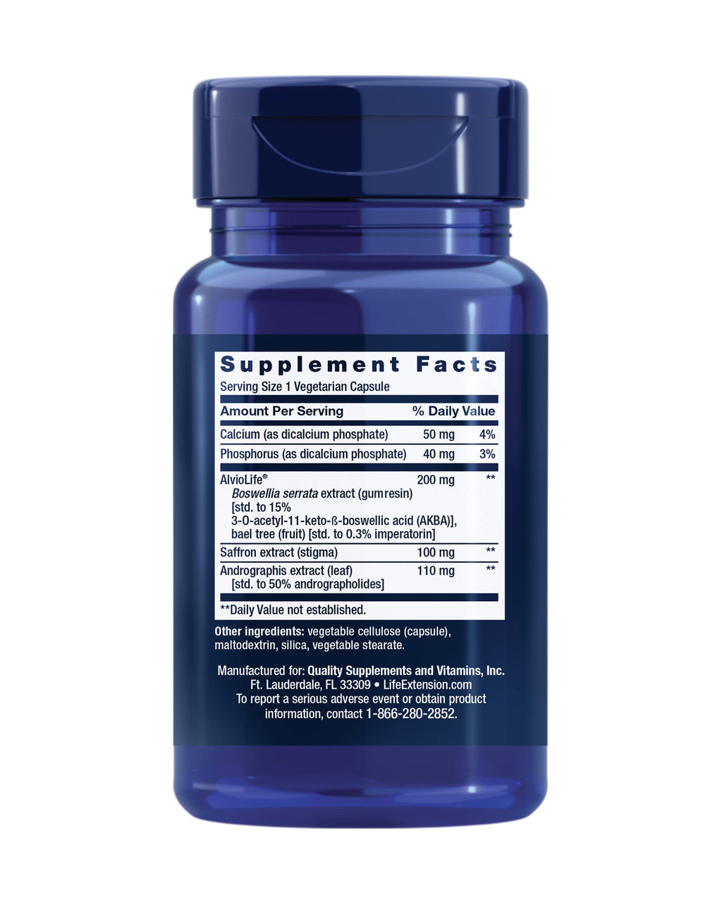 Life Extension Healthy Lungs, Respiratory Supplement, Lung Protection, Boswellia Serrata, Saffron Extract, Once-Daily, Gluten Free, Non-GMO, Vegetarian, 30 Capsules