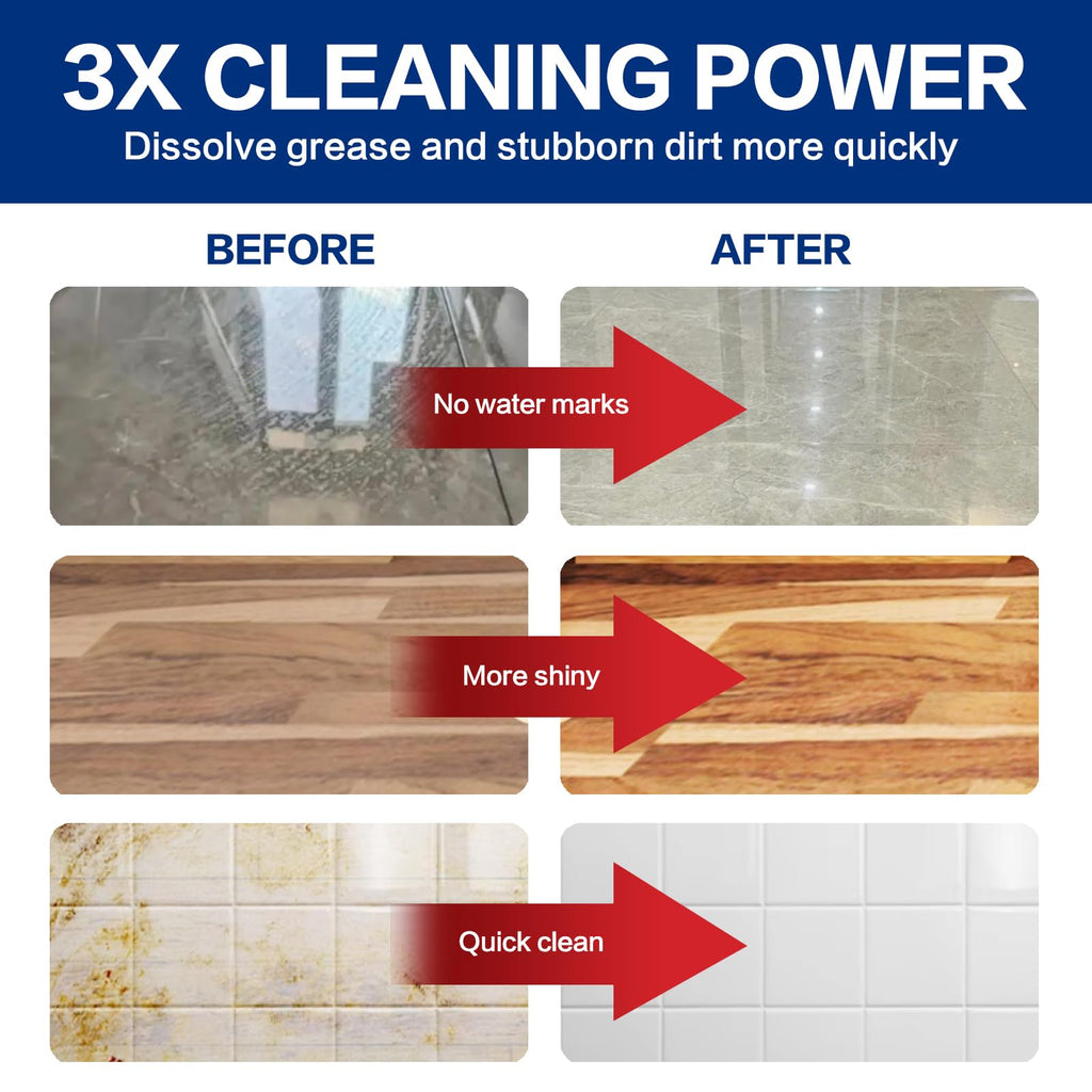 YHOVID Multi-Surface Floor Cleaning Solution Compatible with Tineco Vacuum Mop, Cleaner Refill for All Mopping Robot Vacuums and Cordless Wet/Dry Mops (4 Bottle Pack, Original)