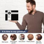 MALE GOD Beard Growth Kit, Beard Kit W/Beard Growth Oil (2 Bottles), Beard Balm, Beard Comb, Massager for Spot/Patchy Beard, Christmas Gifts for Men Him Boyfriend Husband