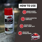 Kraken Bond Black Spray Waterfall Foam Sealant - (2x12oz) Expanding Polyurethane Pond Foam Sealer Black, UV Resistant Insulating Spray for Landscape & Exterior, Straw Use, 2 Pack