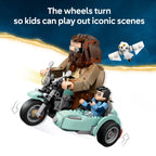 LEGO Harry Potter Hagrid & Harry's Motorcycle Ride Building Toy - Kids Motorcycle Toy for Boys and Girls, Harry Potter Fans, Ages 9+ - Gift Idea for Birthdays - 76443