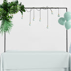 Xiomot Over Table Rod Stand with Clamp 2 Pack Black Table Arch Banner Stand