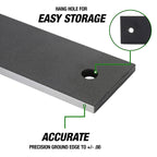 OEMTOOLS 25357 Straight Edge 24", Machinist Tool, Made in USA, Precision Ground ±0.001" for Engine Block Inspections, Cold Rolled Steel Straight Edge