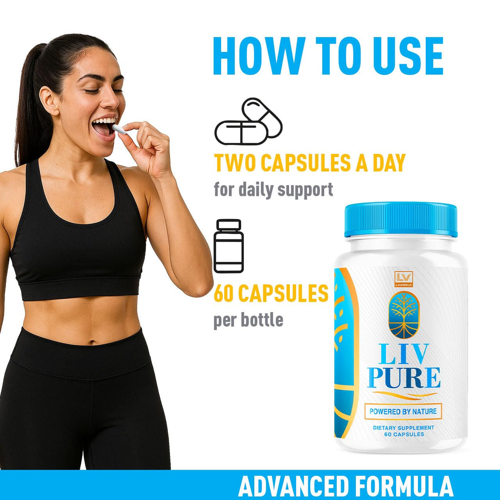 (2 Pack) Liv Pure, Liv Pure Reviews, Liv Pure Pills, Liv Pure Pills Reviews, Livpure Pills, Livpure, Liv Pure Capsules Liver Pills, Liv Pure 120 Capsules for 60 Days.