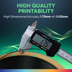 OVERTURE TPU Filament 1.75mm Flexible Roll, 95A Soft 3D Printer Filament, 1kg Spool (2.2 lbs), Fit Most FDM Printer (TPU Black)