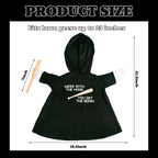 CAMDUCK Porch Goose Outfit Hoodie Mess with The Honk You Get The Bonk Baseball Goose Clothes with Wood Bat Warning Porch Sign for Plastic Cement Goose Statue Garden Lawn Yard Patio Outdoor Decor