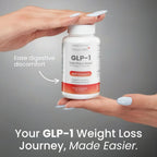BloomMD GLP-1 Side Effect Relief Supplement – Support for Nausea, Bloating & Fatigue – Natural Digestive Support with Ginger, Magnesium, B12 & Electrolytes – for GLP-1 Users – 60 Capsules
