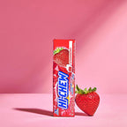HI-CHEW Strawberry Sticks, 15-Pack, Unique Fun Soft & Chewy Taffy Candy, 1.76oz Each - Made with Immensely Juicy Fruity Flavors, Halloween Candy