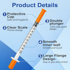 1mL 31G Lab Dispensing Tool, 5/16 Inch, Individually Packed, Pack of 100