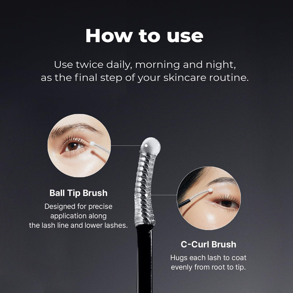 EPAIS Eyelash Serum 7 Peptide & Biotin for Fuller Lashes Growth, 0.50 fl. oz