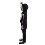 Spooktacular Creations Glows in the Dark Skeleton Costume for Boys, Halloween Skeleton Costume, Bone Jumpsuit for Kids