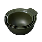 KitchenAid Universal Nesting Plastic Mixing Bowls, Set of 3, 2.5 quart, 3.5 quart, 4.5 quart, Evergreen