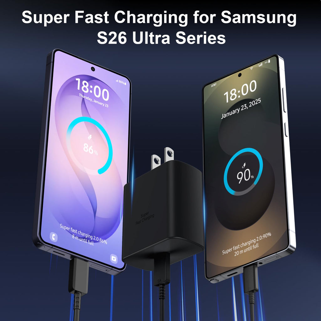 Type C Charger Fast Charging, 45W USB C Fast Charger Block with 10FT Cable