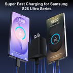 Type C Charger Fast Charging, 45W USB C Fast Charger Block with 10FT Cable