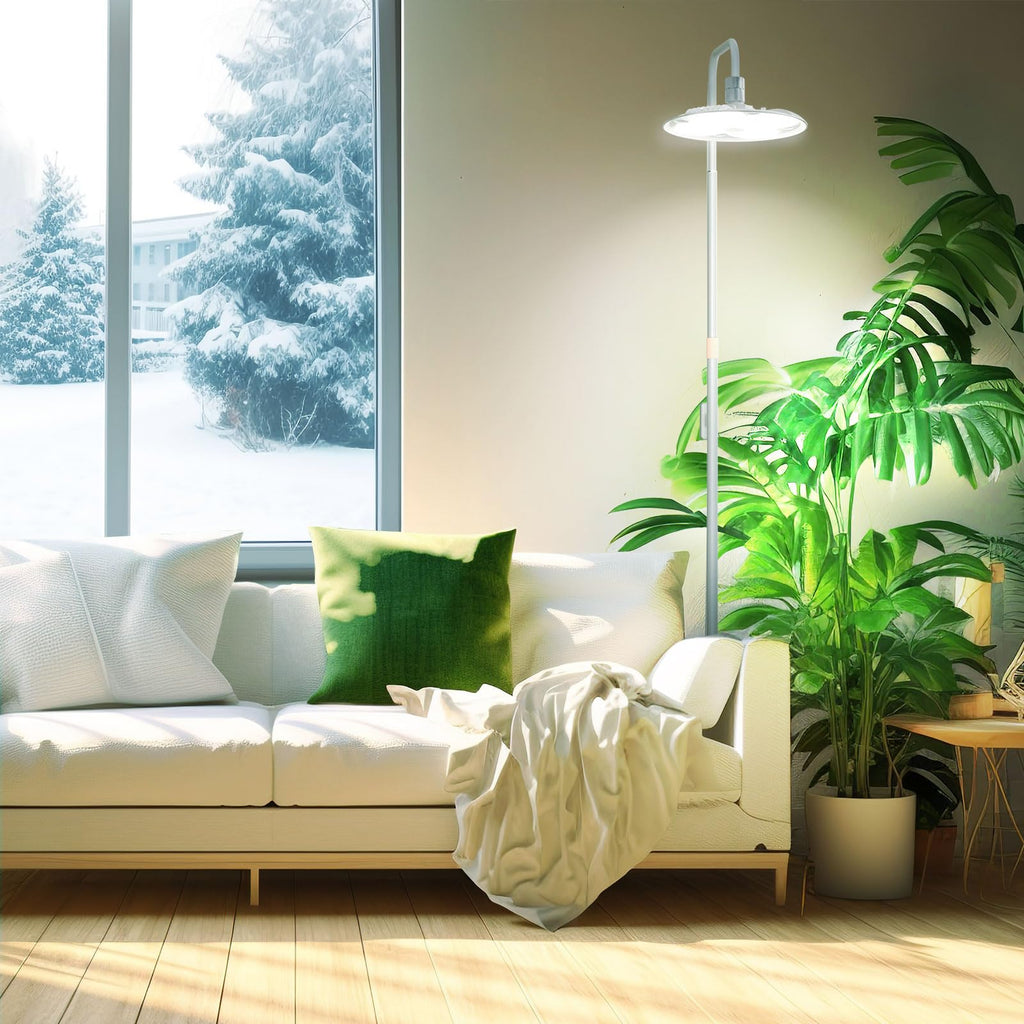 SANSI Grow Lights for Indoor Plants, 100W Full Spectrum Tall Standing