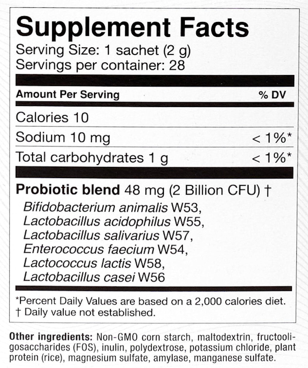 OMNi BiOTiC Balance Probiotic Immune Support - Bifidobacterium & Lactobacillus - Hypoallergenic - Immune Booster Supplement for Men and Women - Non-GMO (28 Daily Packets)