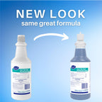 CREW Diversey 100925283 Neutral Non-Acid Bowl & Bathroom Disinfectant, 32 oz Squeeze Bottle, 12/CT