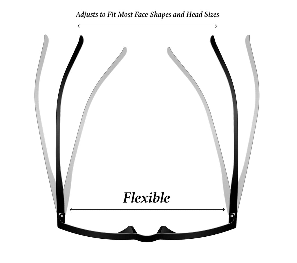 Reader Republic 4 Pack of Blue Light Reading Glasses - Scratch Resistant Readers for Men, Women (Timeless Classics, 2.50)