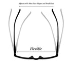 Reader Republic 4 Pack of Blue Light Reading Glasses - Scratch Resistant Readers for Men, Women (Timeless Classics, 2.50)
