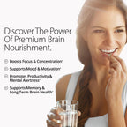 Qualia Mind (Caffeine Free) | The Ultimate Blend for Brain Health* | Doctor-Formulated Nootropic to Fuel Focus & Concentration* | Supports Long Term Brain Health| Maintain Drive & Productivity