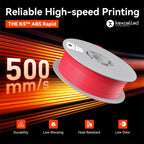 Kexcelled High Speed ABS Filament 1.75mm,500mm/s Rapid Orange ABS 3D Printer Filament for Fast Printing,Heat Resistant Highly Resistant Durable 1KG Spool (2.2 LBS)