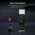 Revopoin 3D Scanning Spray for 3D Scanners, Semi-Permanent Until Wiped, for Reflective, Transparent, Black or Highly Textured Surfaces, 500ml, AB-P