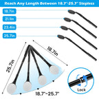 Lotion Applicator for Back, 25.7'' Long Handle Back Lotion Applicator, Easy Reach and Washable, Suitable for Use by Men and Women