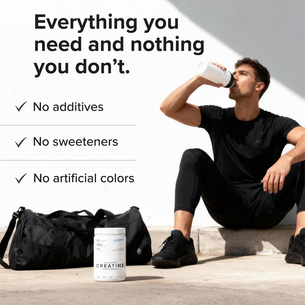 Puregen Labs Micronized Creatine Monohydrate Powder 500g – Pure, Unflavored, No Additives | 5000mg Per Serv (5g) - 100 Servings | Third Party Tested for Quality