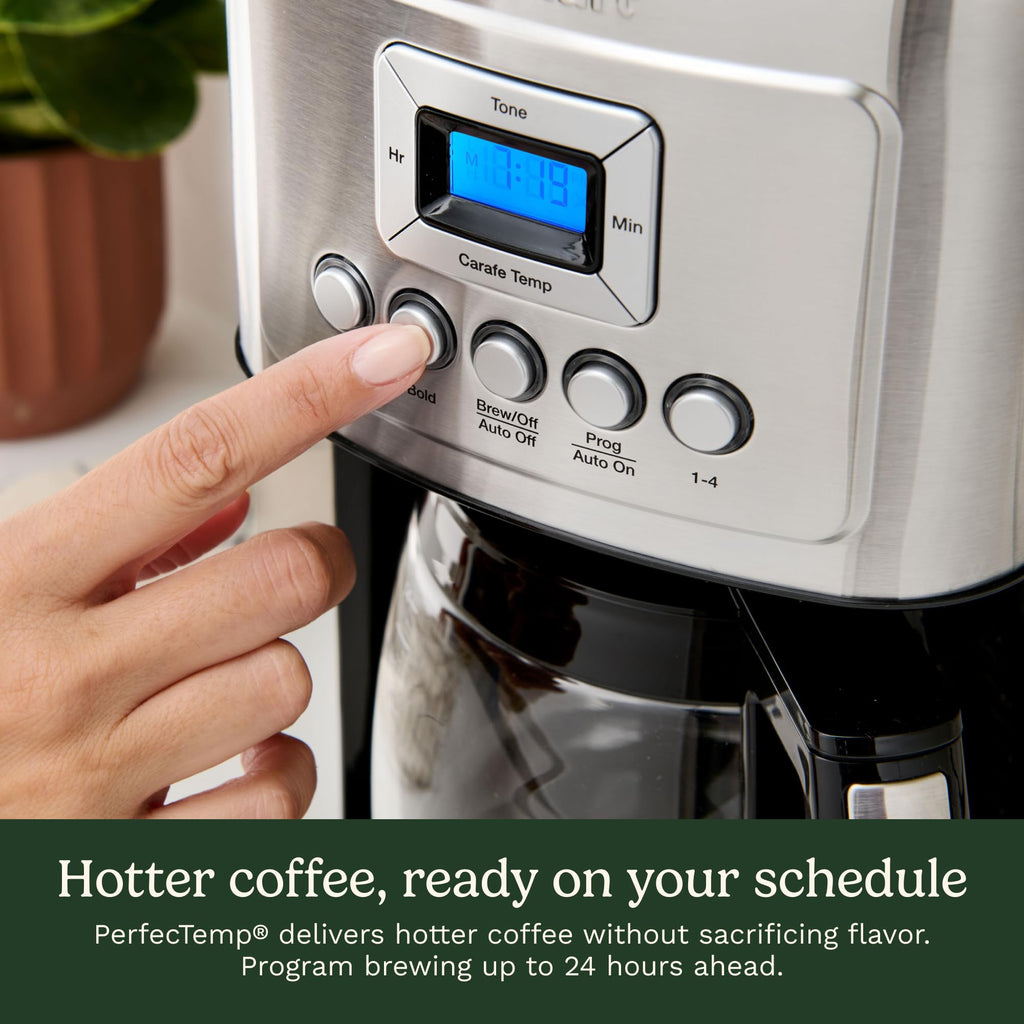 Cuisinart PerfecTemp 14-Cup Programmable Drip Coffee Maker, DCC-3200NAS