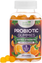 Probiotic Gummies 5 Billion CFU per Serving - Advanced Multi-Strain Probiotic Formula - Immune, Gut, & Digestive Health Support Gummy for Women, Men, Kids - Daily Probiotics Supplement - 120 Gummies