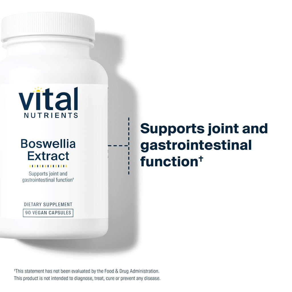 Vital Nutrients Boswellia Extract 400mg - Boswellia Extract Capsules - Herbal Support for Joint, Immune, and Digestive Health - Gluten, Dairy, Soy Free - Non-GMO - 90 Capsules