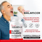 Glyco Balancer Capsules - Official GlycoBalancer Supplement Support Pills Advanced Formula All Natural Premium Ingredinets for Health Support Vitamins and Wellness, 60 Capsules for 1 Month