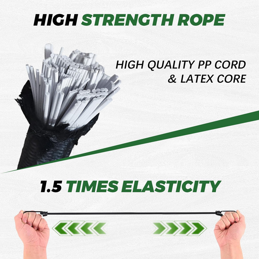 Bungee Cords with Hooks 6 Pack Bungee Cord Includes 36 inches for Bundling Items, Fixing Tarps, Tents, and Carrying Luggage