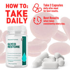 (2 Pack) Glyco Restore Capsules, Official GlycoRestore Pills with All Natural Ingredients, Advanced Overall Health and Wellness Vitamin Support Supplement with Max Multivitamins Support (120 Capsules)
