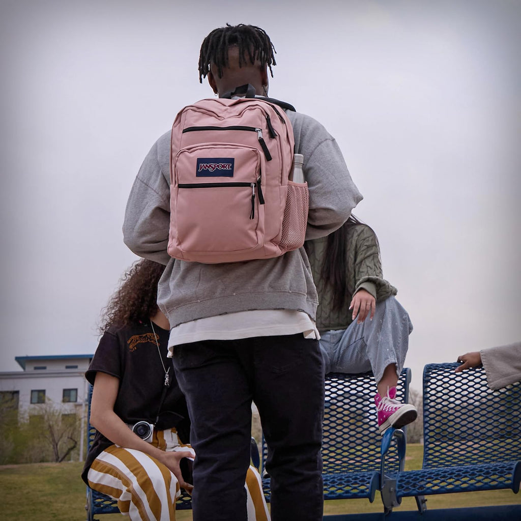 JanSport Laptop Backpack - Computer Bag with 2 Compartments, Ergonomic Shoulder Straps, 15” Laptop Sleeve, Haul Handle - Navy