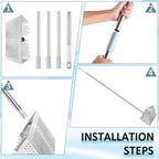 Sand Flea Rake, 65" Long Handle Stainless Steel Sand Sifter for The Beach