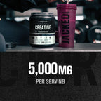 Jacked Factory Creatine Monohydrate Powder 1000g - 5g Daily Creatine Supplement for Men and Women, Vegan-Friendly, Third-Party Tested - 200 Servings, Unflavored