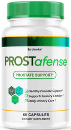 LIVORKA Prostafense Health Supplements for Men Capsules - Official Prostafense Pills All Natural Support, Prostafence Maximum Strength Premium Formula for Daily Wellness, 60 Capsules for 1 Month